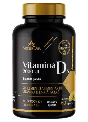 Lar e Lazer - Vitamina D 2000ui 60 Cápsulas - LAR E LAZER