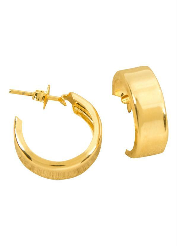 Moda Pop - Brincos de Argola Pequenos Dourado