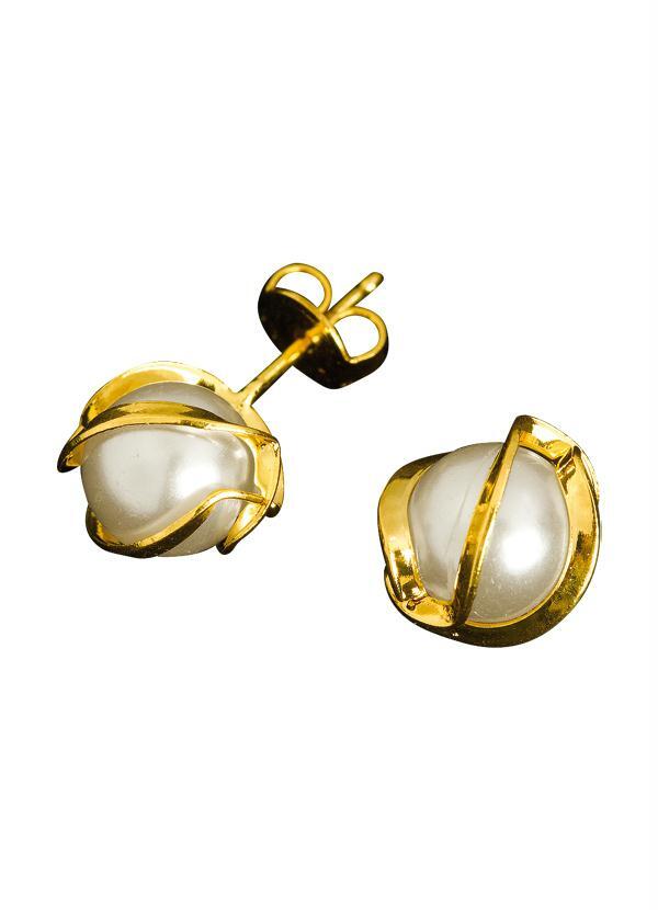 Moda Pop - Brincos Dourado Feminino