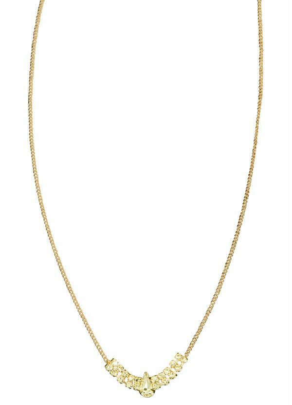 Moda Pop - Gargantilha com Detalhe de Strass