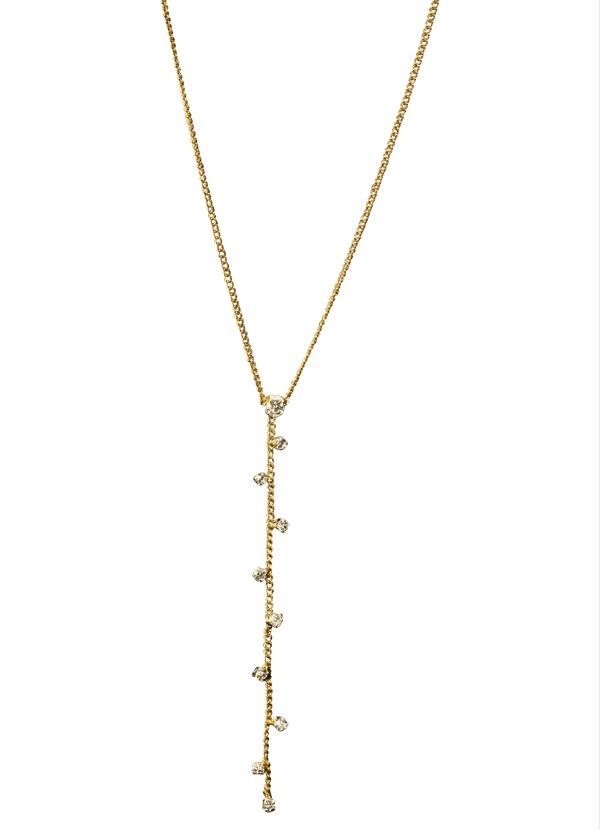 Moda Pop - Gargantilha com Detalhes de Strass