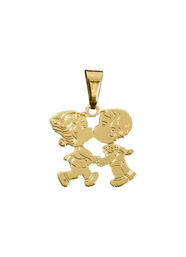 Moda Pop - Pingente Delicado Folheado a Ouro