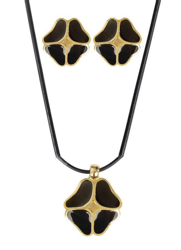 Outlet - Conjunto Gargantilha e Brincos