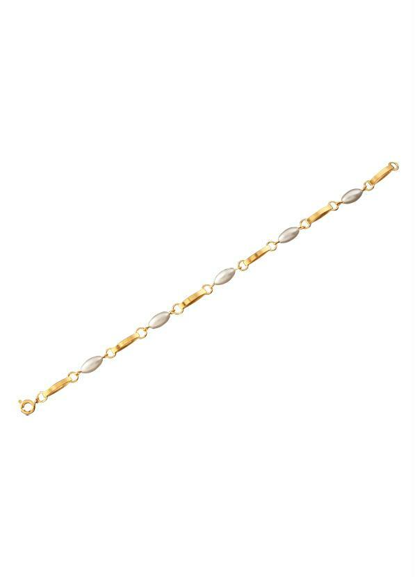 Moda Pop - Pulseira com Detalhes de Pérolas
