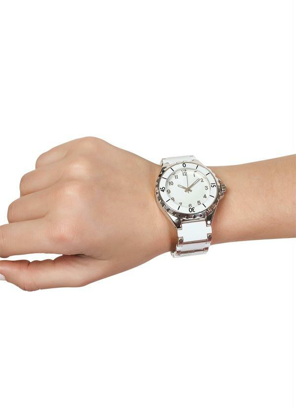 Moda Pop - Relógio Feminino Branco 3
