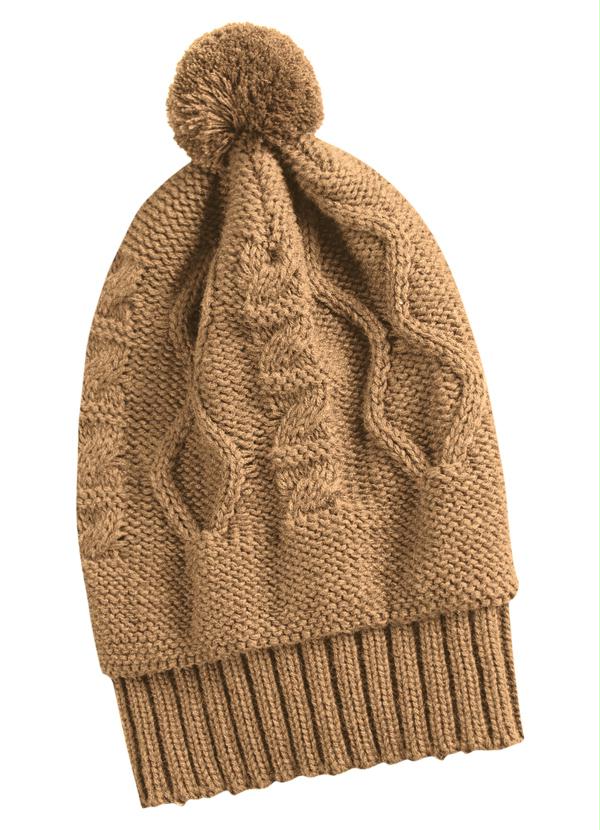 Quintess - Gorro com Pompom Caramelo 2