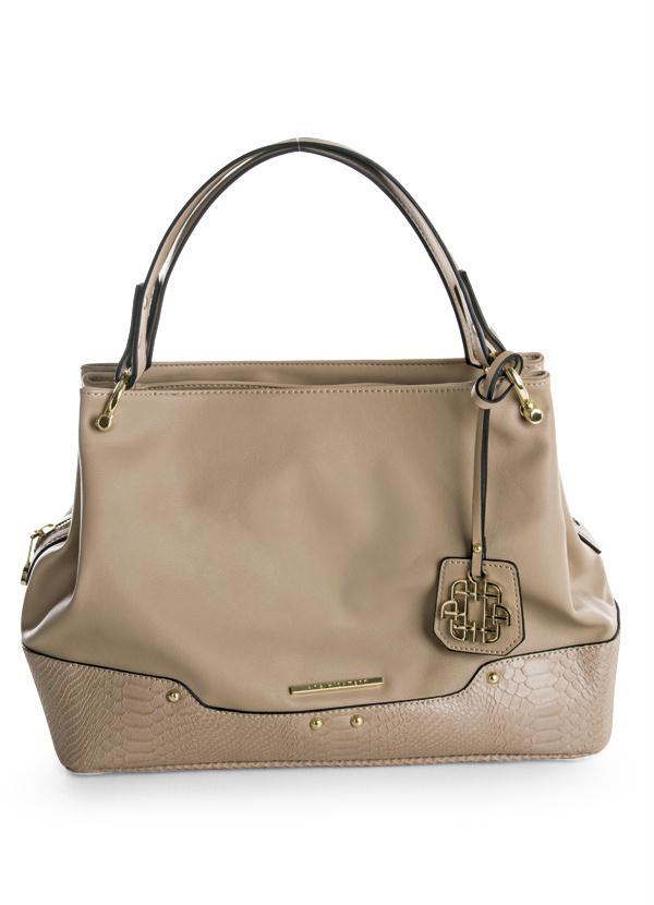 Ah - Bolsa de Mão Média Ana Hickmann Bege