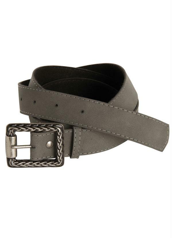 Rosalie - Cinto Chumbo com Fivela em Metal Envelhecido