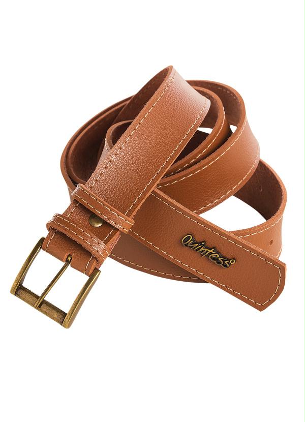 Quintess - Cinto Marrom Quintess com Fivela