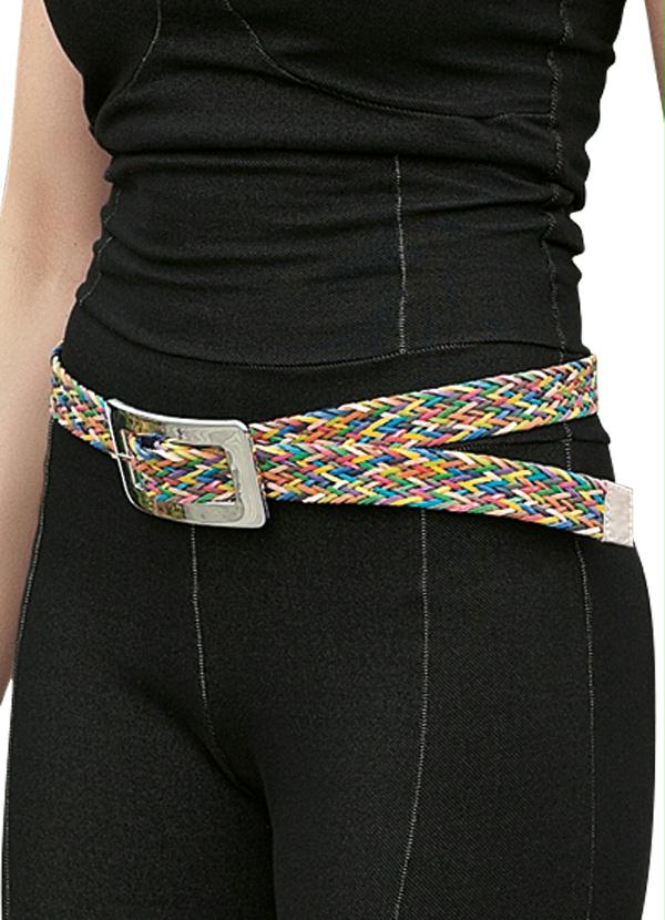Outlet - Cinto Colorido de Couro
