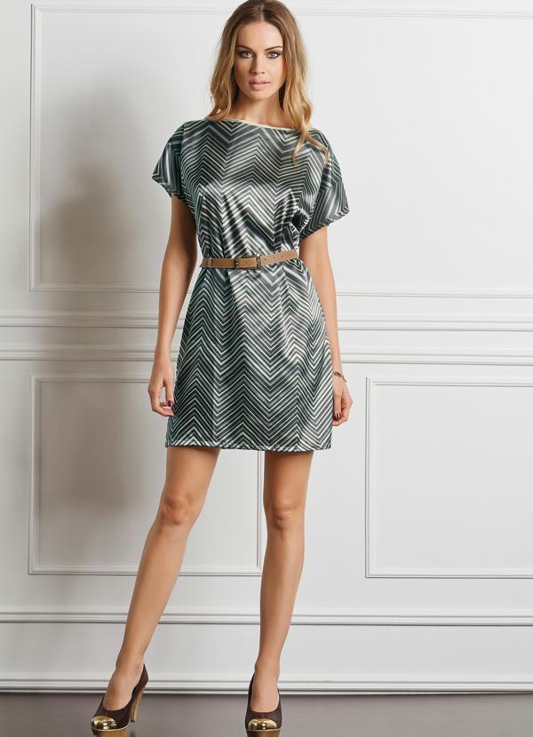 Quintess - Cinto com Fivela Dourada e Spikes Caramelo 4