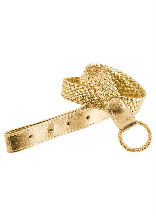 Quintess - Cinto Dourado Tressê