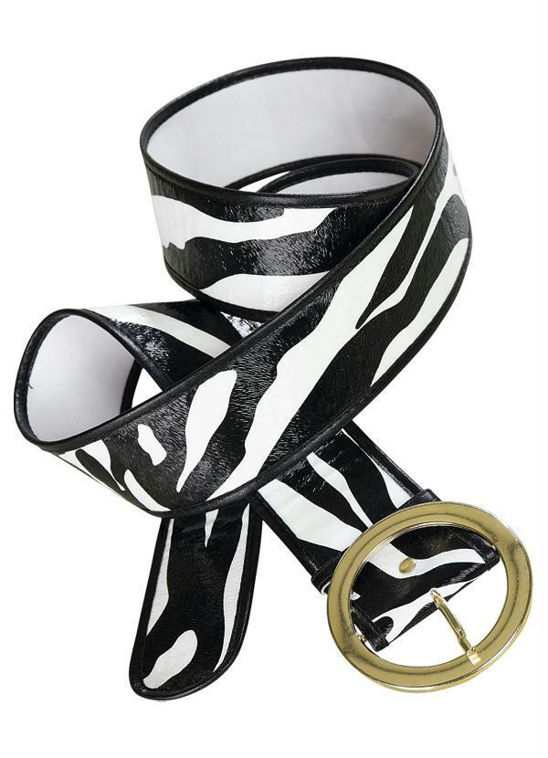 Quintess - Cinto Feminino Animal Print Zebra