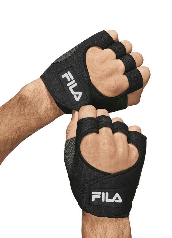 Fila - Par de Luva Fitness Master Preta
