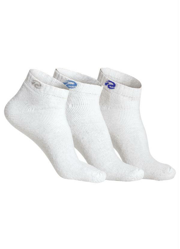 Alma Dolce - Kit com 3 pares de Meias Branca