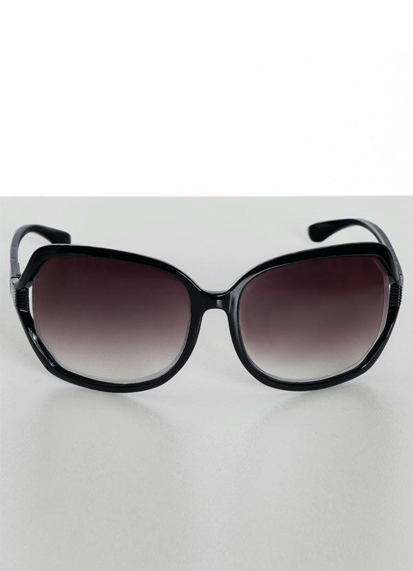 Moda Pop - Óculos de Sol Feminino Preto 3