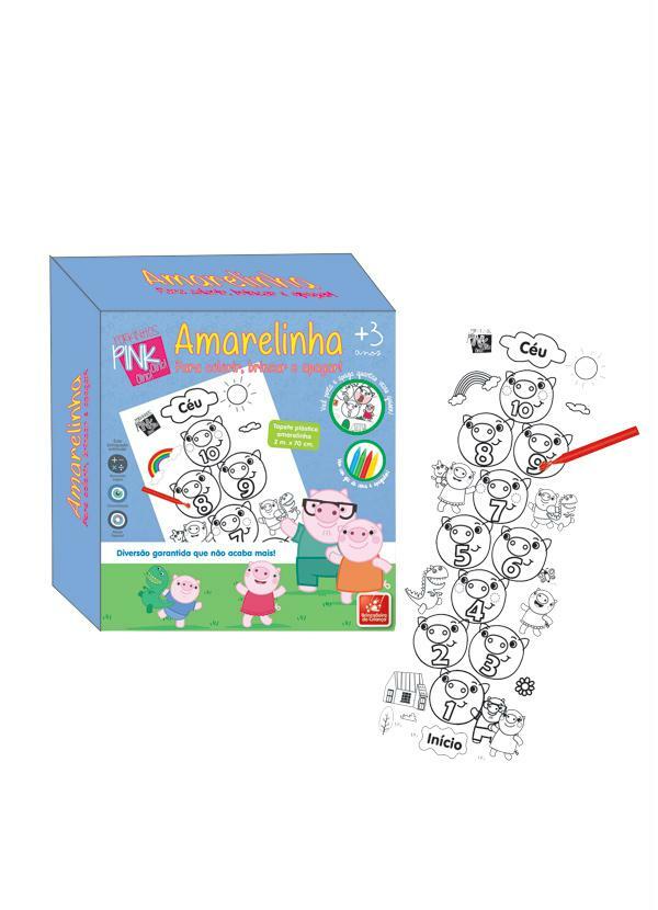 Lar e Lazer - Brinquedo Educativo Amarelinha para Colorir