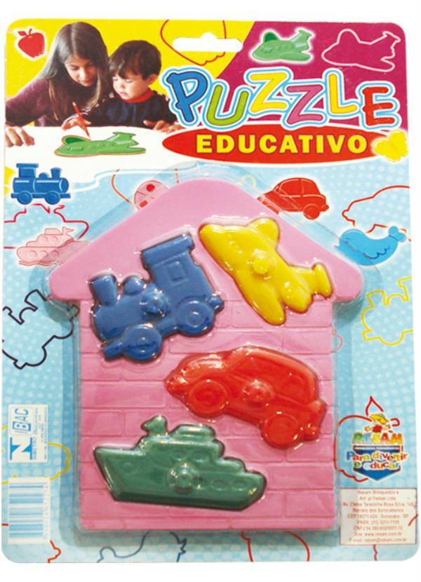 Lar e Lazer - Brinquedo Puzzle Educativo de Casa