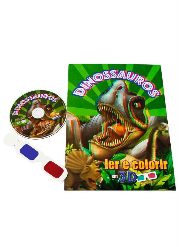 Lar e Lazer - Ler e Colorir em 3d Dinossauros