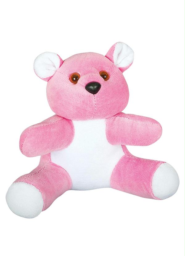 Lar e Lazer - Mini Ursinho de Pelúcia Rosa