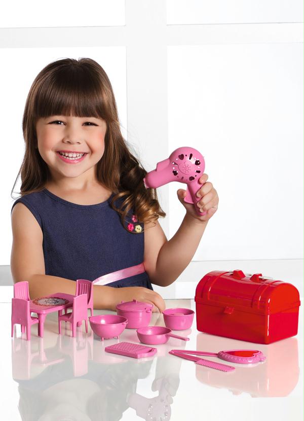 Lar e Lazer - Brinquedo Kit Cozinha Rosa 2