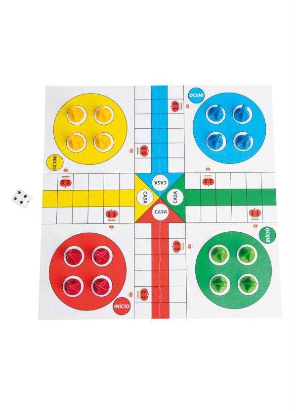 Brinquedo Jogo de Ludo - Lar&Lazer