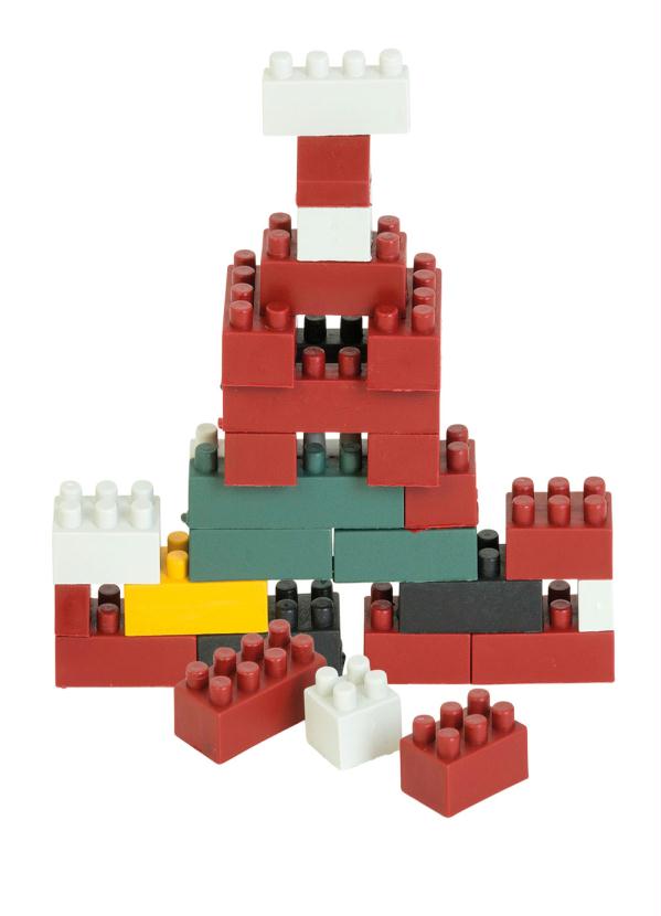 Lar e Lazer - Kit Bloco de Encaixe 36 Peças