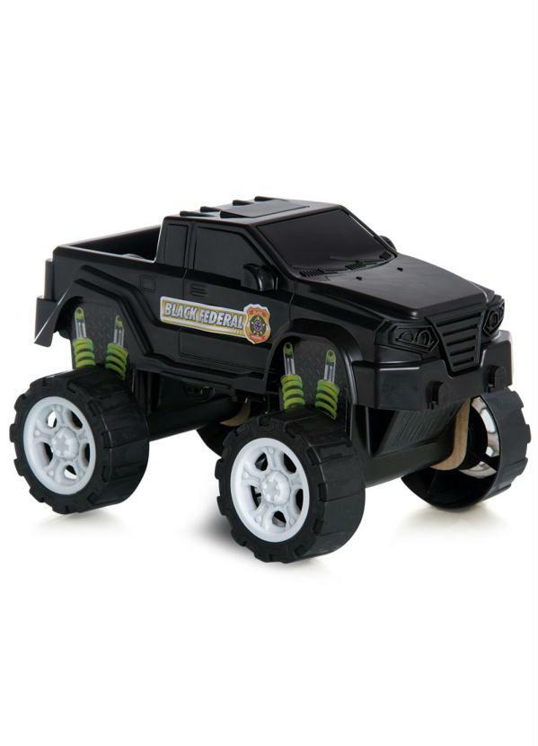 Lar e Lazer - Brinquedo Picape Black Federal Preto