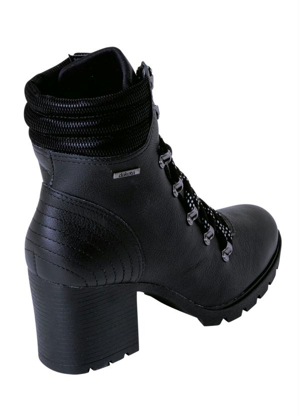 Dakota - Bota Dakota Preta em Material Sintético 2