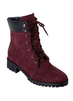 Bota Vinho em Camurça Perfecta