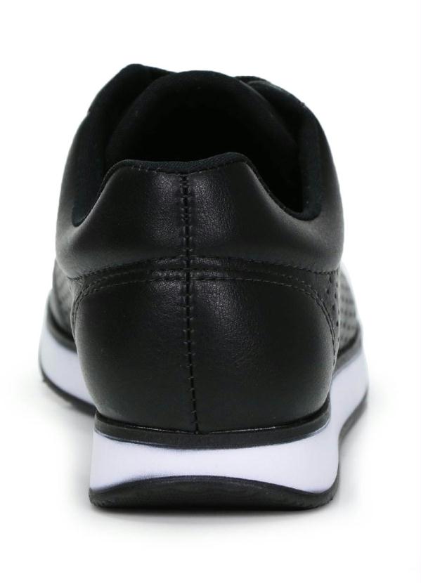 Via Marte - Tênis Jogging Feminino Via Marte Cadarço Preto 3