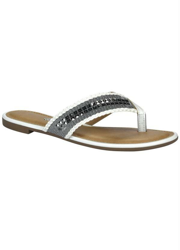 Dakota - Chinelo Dakota Branco com Tecnologia Soft Blend