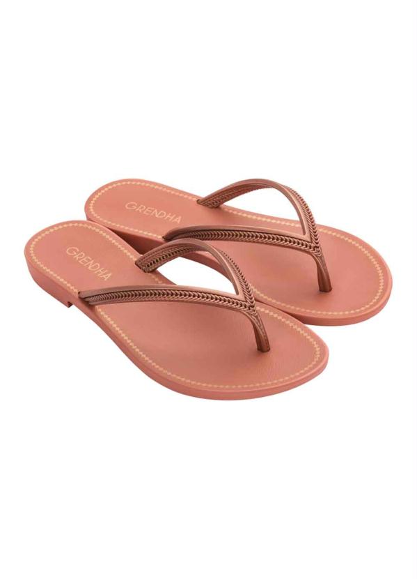 Grendha - Chinelo Grendha Mais Açaí Essência Marrom 2