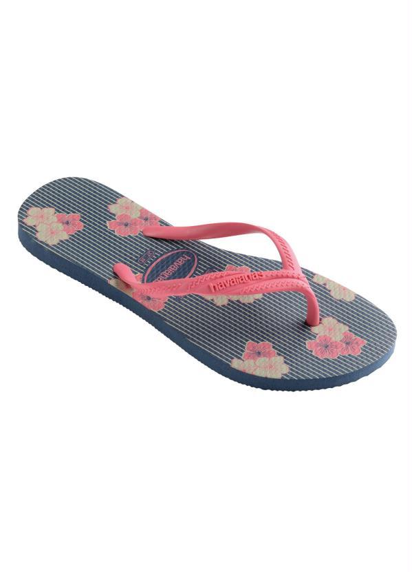 Havaianas - Chinelo Havaianas Fantasia Romantica Azul