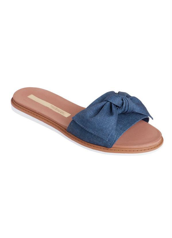 Moleca - Chinelo Moleca Jeans com Detalhe de Laço