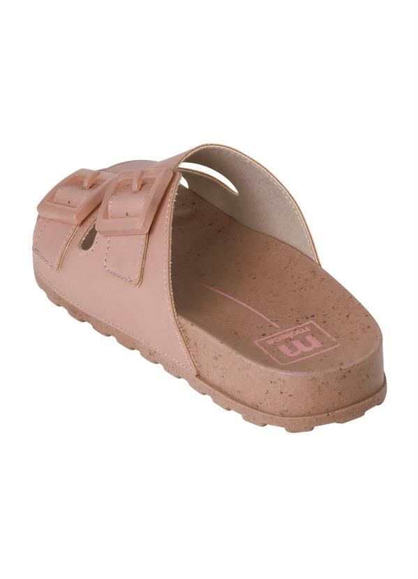 Moleca - Chinelo Moleca Nude com Fivela Dupla 2