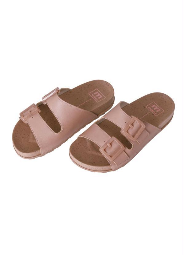 Moleca - Chinelo Moleca Nude com Fivela Dupla 4