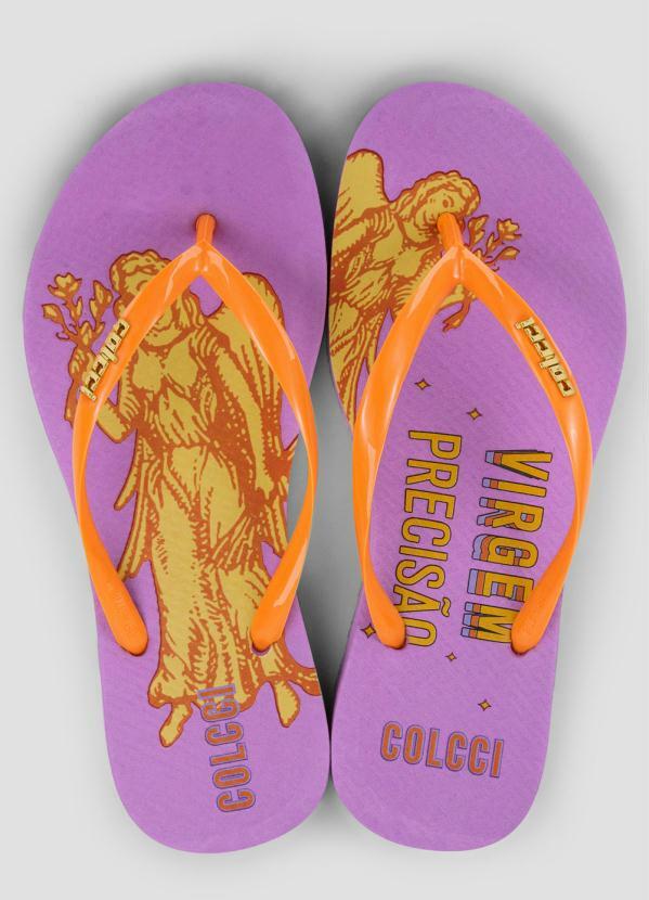 Colcci - Chinelo Signo Virgem Roxo