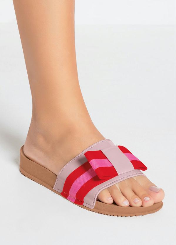 Outlet - Chinelo Slide Nude com Laço 4