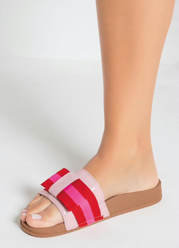 Outlet - Chinelo Slide Nude com Laço 5