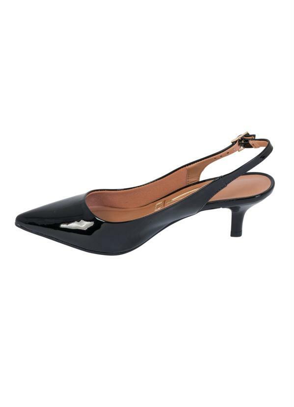 Vizzano - Mule Vizzano Preta Modelo Bico Fino 3