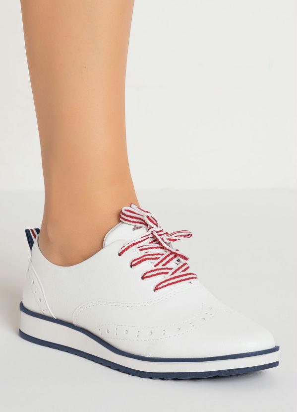 Dakota - Oxford Dakota Branco Solado Tratorado 4