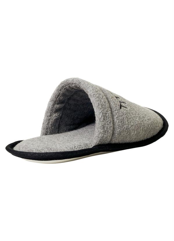 Perfecta - Chinelo Pantufa Mescla com Detalhe Bordado 2
