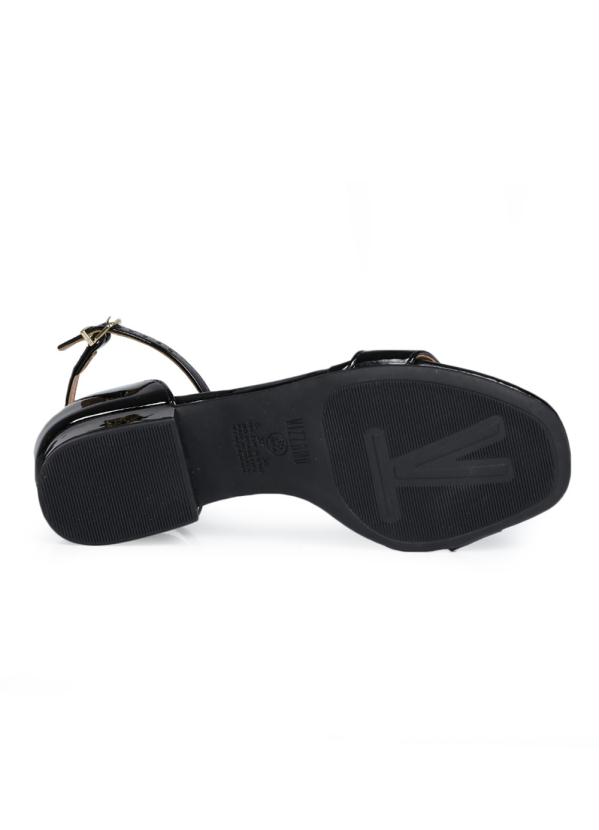 Vizzano - Sandália Salto Vizzano Bico Quadrado Preto 4