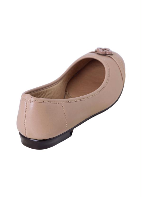 Perfecta - Sapatilha Nude em Sintético 2