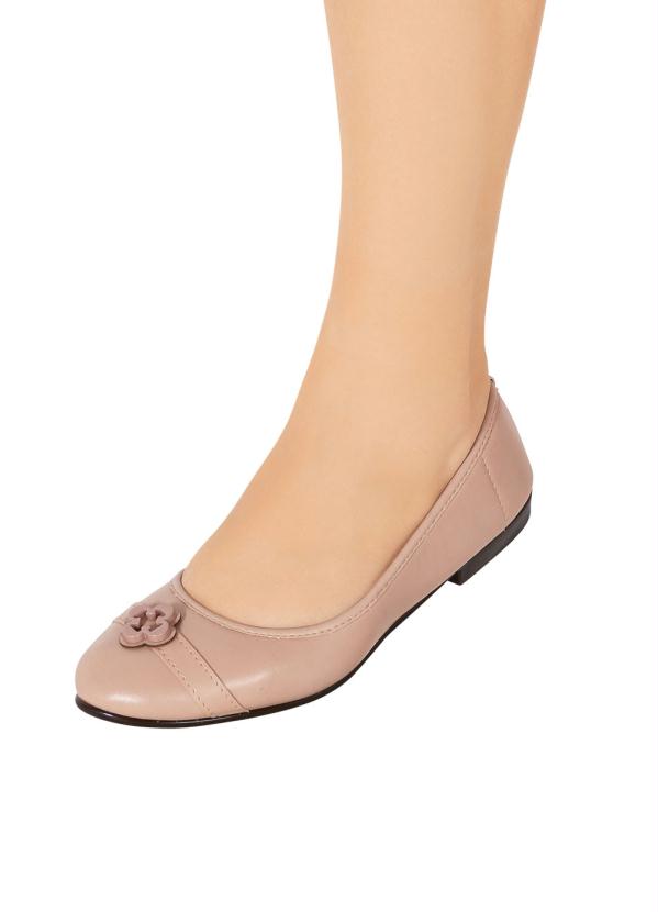 Perfecta - Sapatilha Nude em Sintético 4