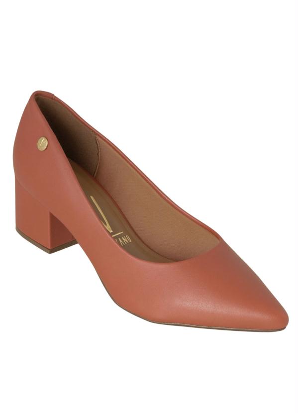 Vizzano - Sapato Vizzano Coral com Salto Quadrado