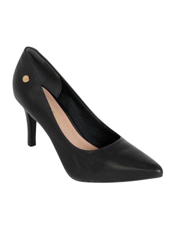 Scarpin Via Sapato Preto Via Uno Sapato Scarpin Via Uno Slingback