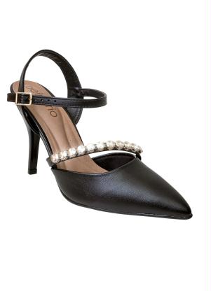 Scarpin Beira Rio (Preto) em Sintético - BEIRA RIO