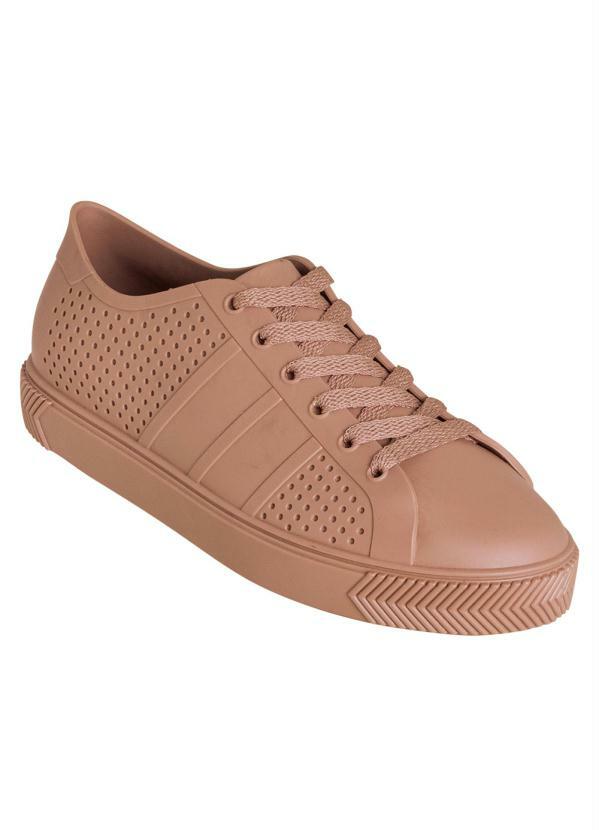 Outlet - Tênis Feminino Nude em Sintético